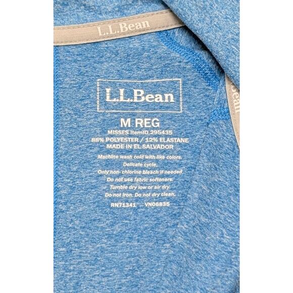 L.L. Bean Women’s Medium Full Zip Performance Jacket Blue Stretch Athletic - Picture 12 of 16